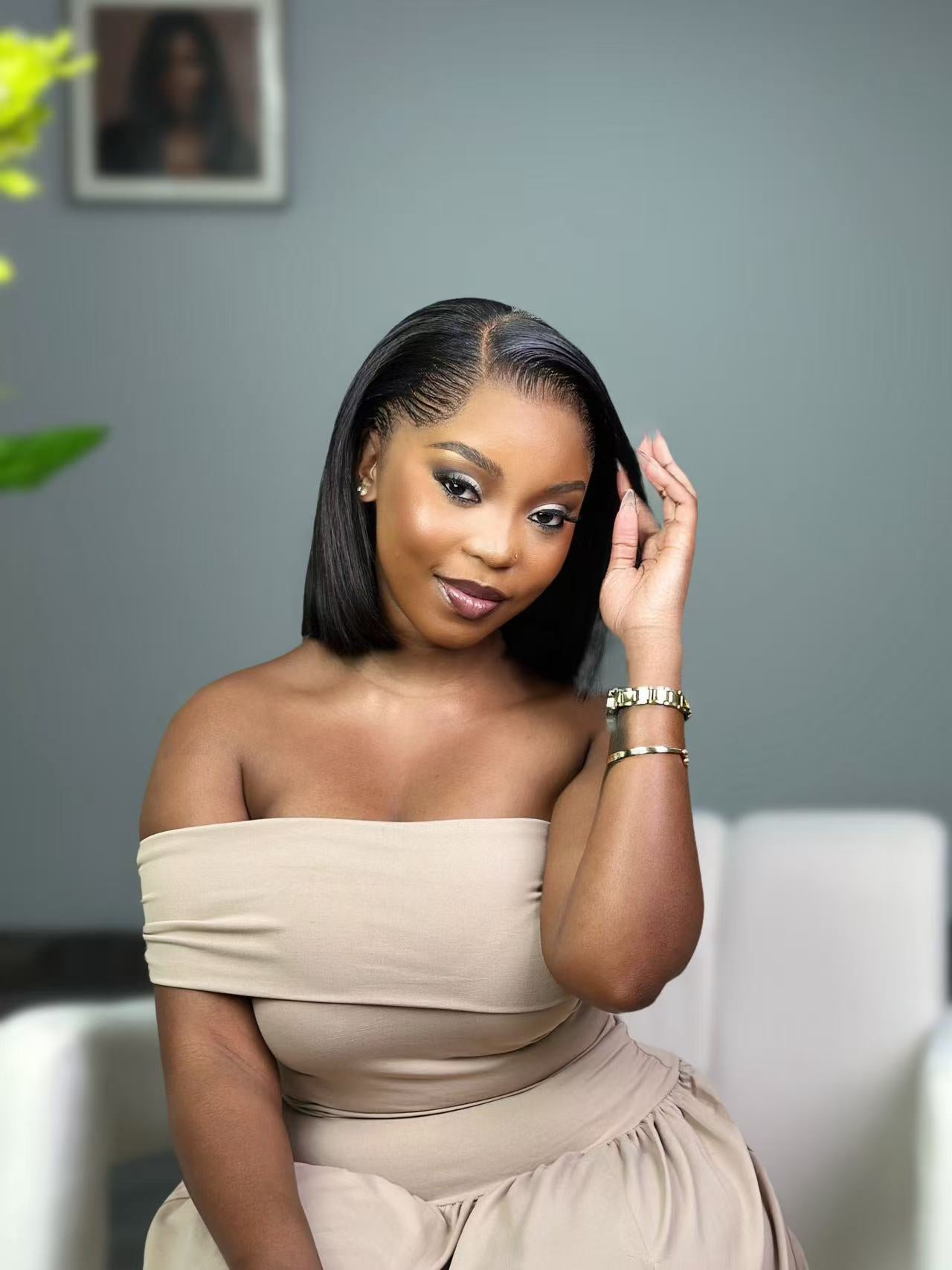 HD Lagos Hairline Lace Frontal Bob Wig