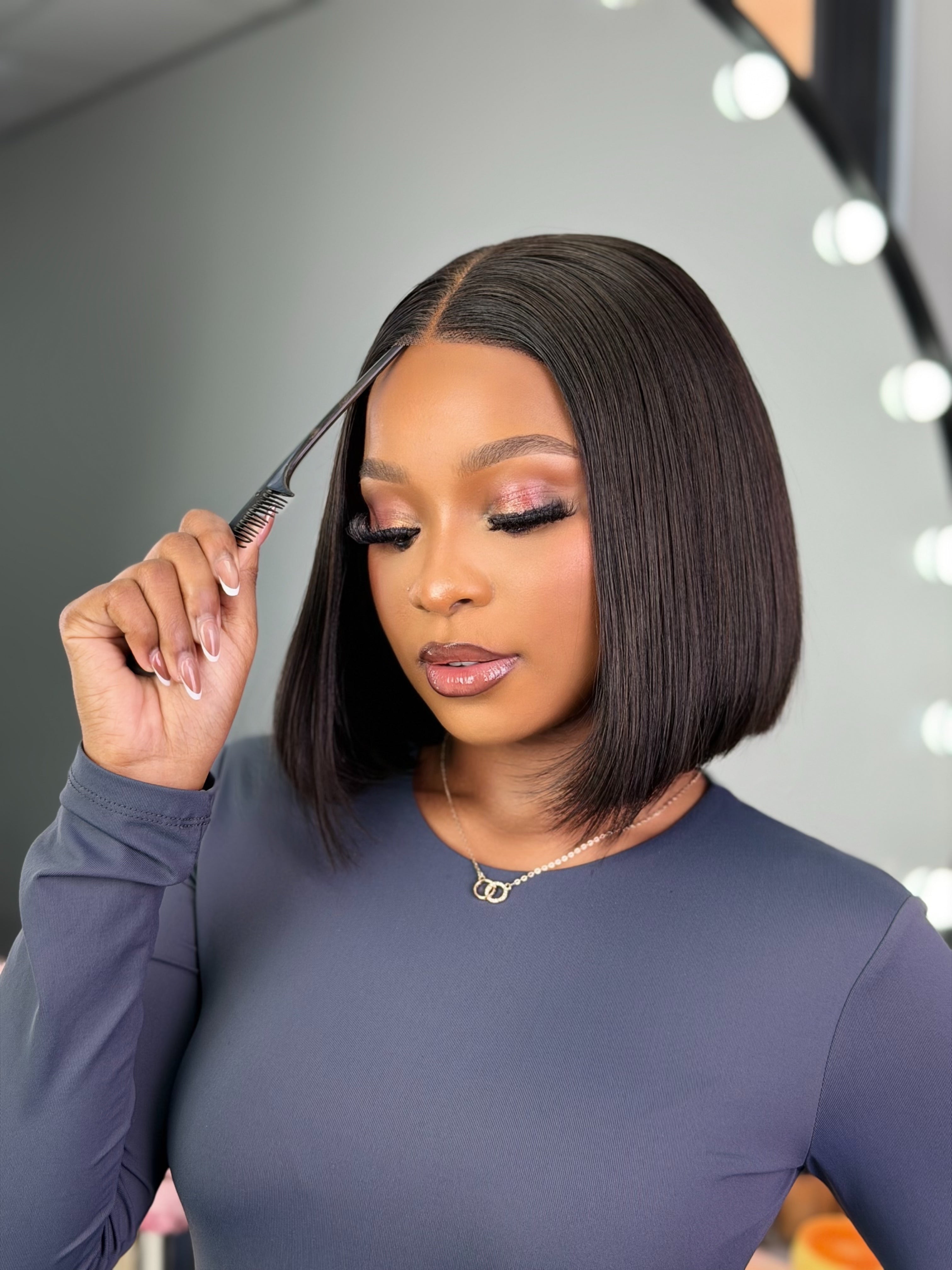 Vietnamese Bone Straight Glueless Human Hair Wig