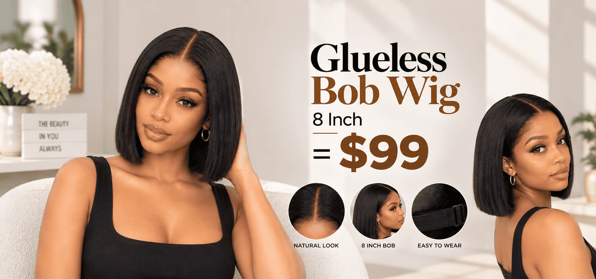 Glueless Bob 8 Inch