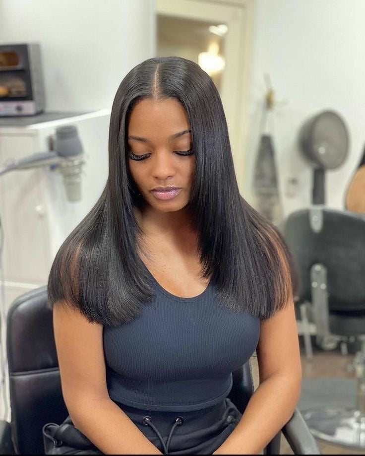 Lace Frontal Straight Wigs Front View 