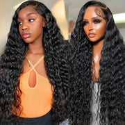  Water Weave Lace Frontal  Wigs Front View 