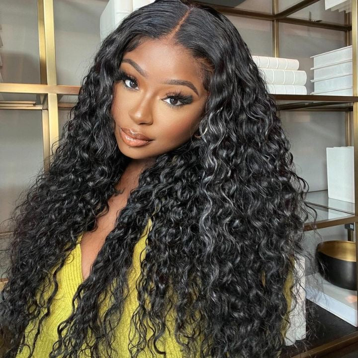Water Weave Lace Frontal  Wigs Front Wig 