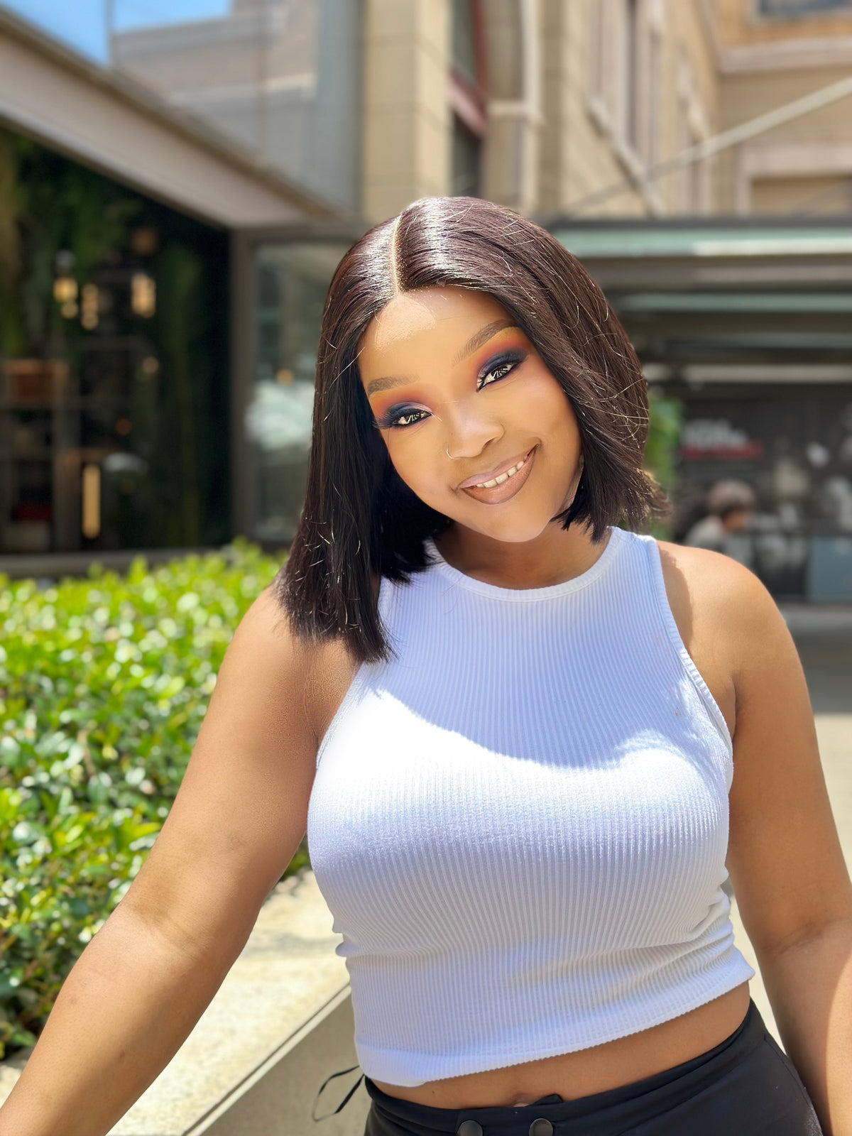 Vietnam 2 X 6 Lace Closure Wear And Go  Bob Front View 
