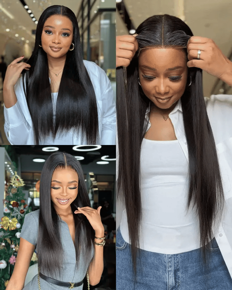 Pre-Bleached Straight Wear & Go Human Hair Wig